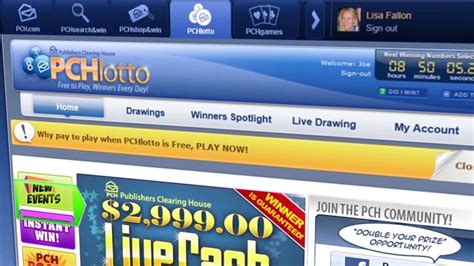 Publishers Clearing House and the PokerStar Mega Bonus .